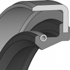 Wellendichtring - 140x170x15 - WB - 70 NBR NB703412 - Dichtomatik - 67018414 - Verpackungseinheit 1