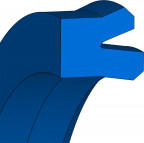 Piston Seal Hydraulic - 200x180 - NA150 - 75 FKM 595 - Freudenberg - 116880 - Packaging Unit 40