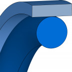 Kolbendichtung Hydraulik - 120x107.8x7.5 - TFMA - PTFE 177023 / 72 NBR872 - Freudenberg - 97035 - Verpackungseinheit 1