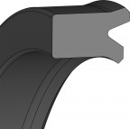 Hydraulic Rod Seal - 160X168X12,50 - SNI39 - 95 TPU PU953401 - Dichtomatik - 67069589