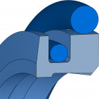 Double Wiper PT2-PR - PTFE B602 - Freudenberg - 49013827 - Packaging Unit 1