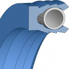 Stangendichtungen (Hydraulik) - 37x50x8 - NRRI - PTFE K202 - Freudenberg - 49319206 - Verpackungseinheit 1