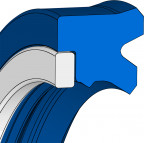 Stangendichtungen (Hydraulik) - 110x125x14,6 - TM23 - 93 AU V167 - Freudenberg - 24313031 - Verpackungseinheit 1