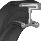 Oil Seal - 30x42x7 - WAD - 70 NBR NB703412 - Dichtomatik - 67000636 - Packaging Unit 1