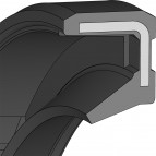 Wellendichtring - 48x62x8 - WAO - 80 FKM FP803403 - Dichtomatik - 49388672 - Verpackungseinheit 1