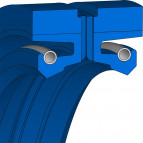 Radial-Wellendichtungen - 175X205X14.70X15 - R37 - 80 NBR B241 - Freudenberg - 24242046 - Verpackungseinheit 1