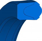 Stangendichtungen (Hydraulik) - 12x19x6 - S8 - 70 NBR B209 - Freudenberg - 24007364 - Verpackungseinheit 1