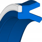 Kolbendichtung Hydraulik - 75x55x13 - NA400 - 80 NBR 878 - Freudenberg - 30009 - Verpackungseinheit 5