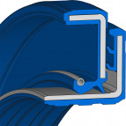 Oliekeerring - Simmerring - 66,48x95,28x8 - MSS7 - 75 NBR 106200 - Freudenberg - 49438107 - Verpakkingseenheid 1