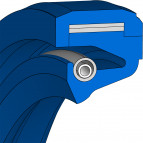 Radial-Wellendichtungen - 1020X1084X23.60X32 - RHS51 - 75 HNBR U467 - Freudenberg - 49340238 - Verpackungseinheit 1