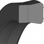 Hydraulic Seal - Rod / Piston - 20x28x6.3 - N05 - 80 NBR NB805501 - Dichtomatik - 67188216 - Packaging Unit 1