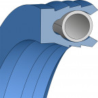 Kolbendichtung Hydraulik - 142x130x8 - NRRA - PTFE V037 - Freudenberg - 49072834 - Verpackungseinheit 1