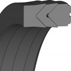 Chevron Seals - 150X180X60 - SDS01 3/2 - 90 NBR - Dichtomatik - 67188445