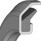 Axialdichtung - 50X72X5,50X7,50 - VRM02 - Gamma Seal 9RB - 70 FKM FP703403 - Dichtomatik - 67174077