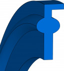 Clampdichtungen - 10.70X21.80X4.50 - CLAMP - 75 FLUOROPRENE XP41 - Freudenberg - 49437205 - Verpakkingseenheid 1