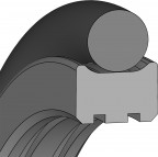 Stangendichtungen (Hydraulik) - 20x27.5x3.2 - RPORI32 - PTFE PT009809 - Dichtomatik - 67110321 - Verpackungseinheit 1