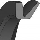 V-ring - VA-120 - Passend für Welle Ø 115-125 - 108x122x12,80 -  60 NBR NB603412  - Dichtomatik - 49426410