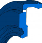 Demperafdichting - 80X30X7.70 - D&S 300 - 85 AU 21030 - Freudenberg - 49081097 - Verpakkingseenheid 1