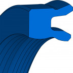 Stangendichtungen (Pneumatik) - 440X470X23.70X15 - TMP20 - 93 AU V167 - Freudenberg - 526870 - Verpackungseinheit 1