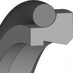 Double Wipers - 95X103X6 - AD51 - 90 NBR NB905501 - Dichtomatik - 67192467