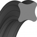 Quad Ringe - 145,720X2,620 - XR - 70 NBR NB701807 - Dichtomatik - 67127924