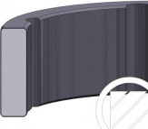 Guide Ring Rod - 35x39x8 - FRS05 - HGW HG000301 - Dichtomatik - 67803943 - Packaging Unit 1