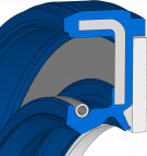 Oliekeerring - Simmerring - 145x230x17 - MSS1 - 75 FKM 585 - Freudenberg - 525444 - Verpakkingseenheid 4