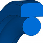 Kolbendichtung Hydraulik - 370x345.5x8.1 - OMEGAT OMKU-MR - 98 AU V211 / NBR - Freudenberg - 49316333 - Verpackungseinheit 1