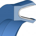 Stangafdichting - 10x14,5x3,2 - FOI - PTFE F56110 - Freudenberg - 366345 - Verpakkingseenheid 1