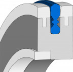 Zuigerafdichting Pneumatiek - 10 X 7.10 X 2 X - 85 XP43 - Freudenberg - 49441775 - Verpakkingseenheid 1stk