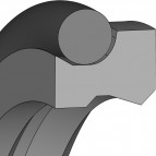 Double Wipers - 90X102,20X8,10 - AD61 - PTFE PT009807 / 70 NBR - Dichtomatik - 67081486