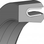 Chevron Afdichtingen - 12x21x0 - KDS01 - PTFE PT000710 - Dichtomatik - 49136320 - Verpakkingseenheid 1