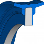 Kolbendichtungen (Pneumatik) - 100X18X25X41 - TDUOP AIR - 72 NBR 708 - Freudenberg - 406277 - Verpackungseinheit 1