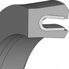 Hydraulic Piston Seal - 130,0X117,8X9,5 - KNA44 - PTFE PT009803 - Dichtomatik - 67803903