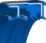 Kassetten- & Kombidichtungen - 65X90X0X20X0 - COMBI F19 - 75 FKM 595 - Freudenberg - 12020362 - Verpackungseinheit 99
