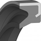 Wiper - 22X30X5 - AM43 - 90 NBR NB903406 - Dichtomatik - 67180498