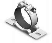 Diaphragm accumulator bracket - HYRAC-110-118/124-H10-ST - Suitable for Ø110-118 - 445042