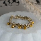 Image of Armband - Bracelet Bells - Weiß - Zenza