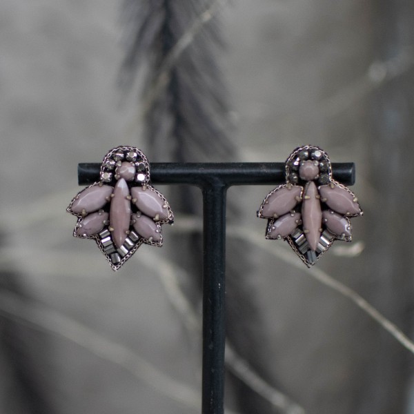 Earring - Firefly - Taupe - Zenza