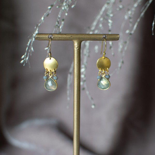 Earring - Lucky Coin - Gold - Zenza