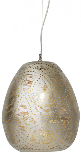 Hängeleuchte - Tahrir - Filigros - L - Silber - Zenza
