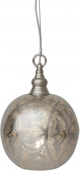 Pendant Lamp - Ball - Filigrain - S - Silver - Zenza