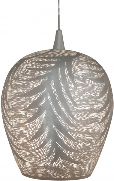 Pendant Lamp - Tropic - Leaf - L - Silver - Zenza