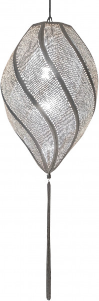 Pendant Lamp - Twist - Filigros - L - Silver - Zenza