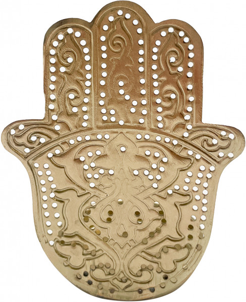 Porte Bougie - Hand Seulement Filigrain - Or - Zenza