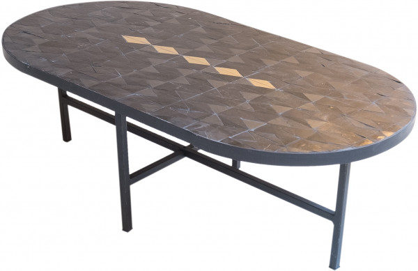 Coffee Table - Zeliges - Black - Zenza