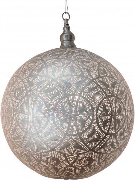 Pendant Lamp - Ball - Filigrain - Super - Silver - Zenza