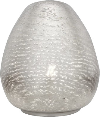 Lampe De Table - Tahrir - Filisky - L - Argent - Zenza