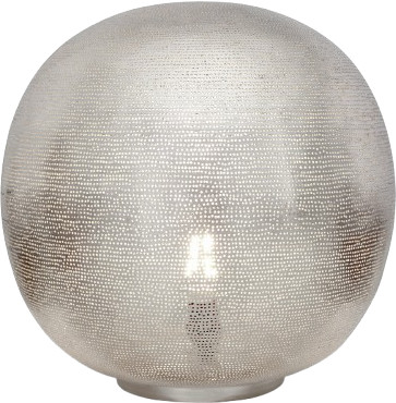 Tafellamp - Ball - Filisky - XL - Zilver - Zenza