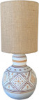 Image of Table Lamp - Clay - Casablanca - Wit - Zenza